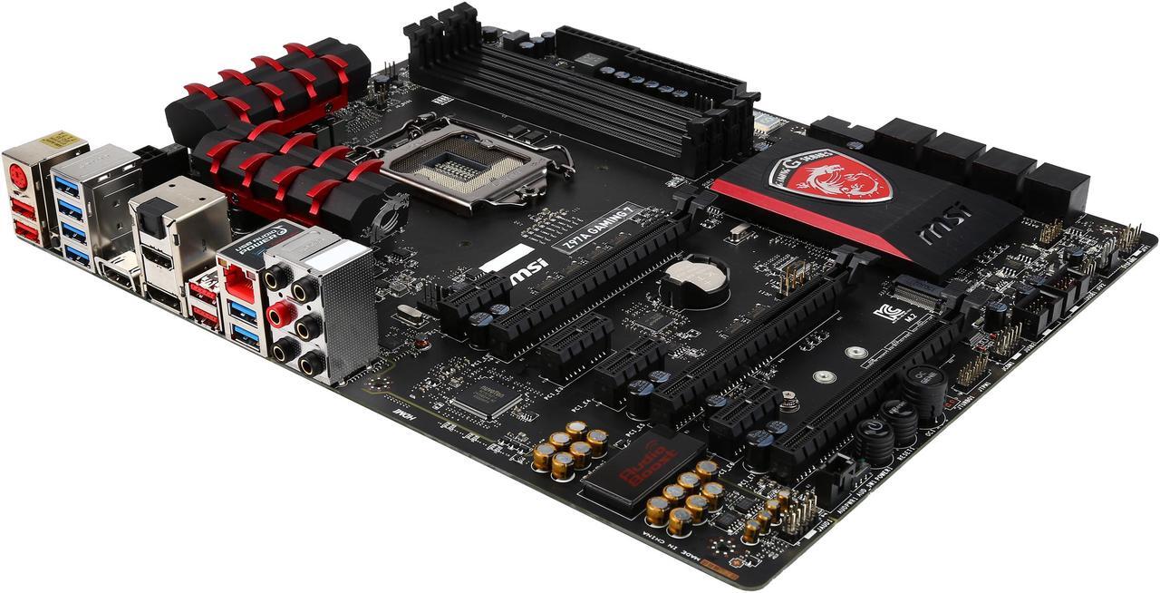 Main image of MSI Z97A GAMING 7 LGA 1150 Intel Z97 HDMI USB 3.1 USB 3.0 ATX Intel Motherboard
