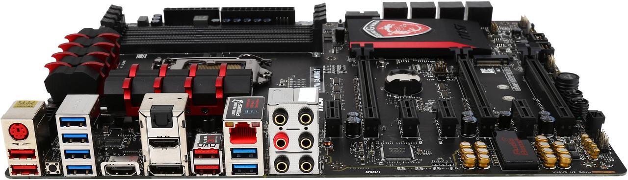 Alt view image 2 of 5 - MSI Z97A GAMING 7 LGA 1150 Intel Z97 HDMI USB 3.1 USB 3.0 ATX Intel Motherboard
