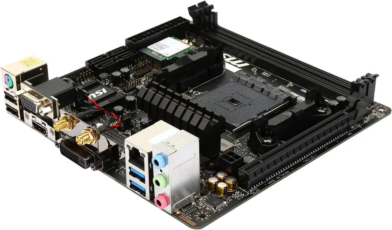 Main image of MSI A68HI AC FM2+ AMD A68H USB 3.0 HDMI Mini ITX AMD Motherboard