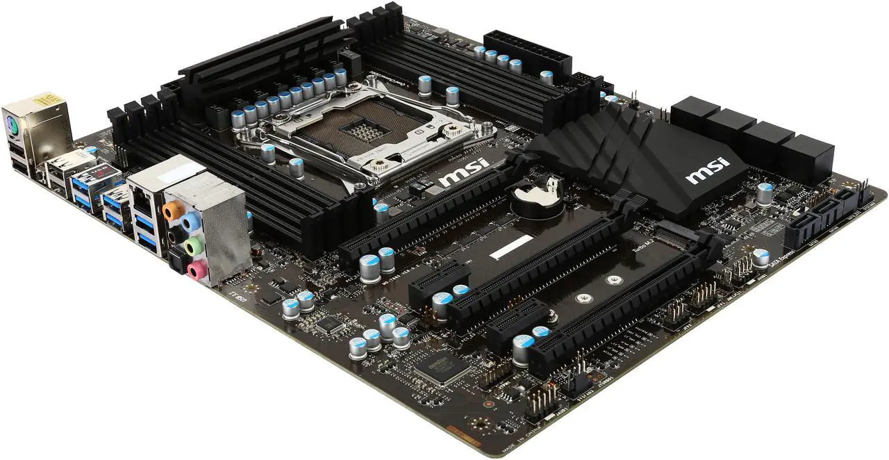 Main image of MSI X99A Raider LGA 2011-v3 Intel X99 USB 3.1 USB 3.0 ATX Intel Motherboard