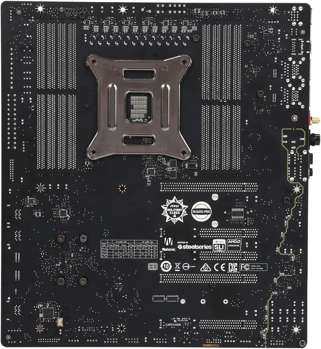 Alt view image 5 of 5 - MSI MSI Gaming X99A GODlike Gaming LGA 2011-v3 Intel X99 USB 3.1 Extended ATX Intel Motherboard