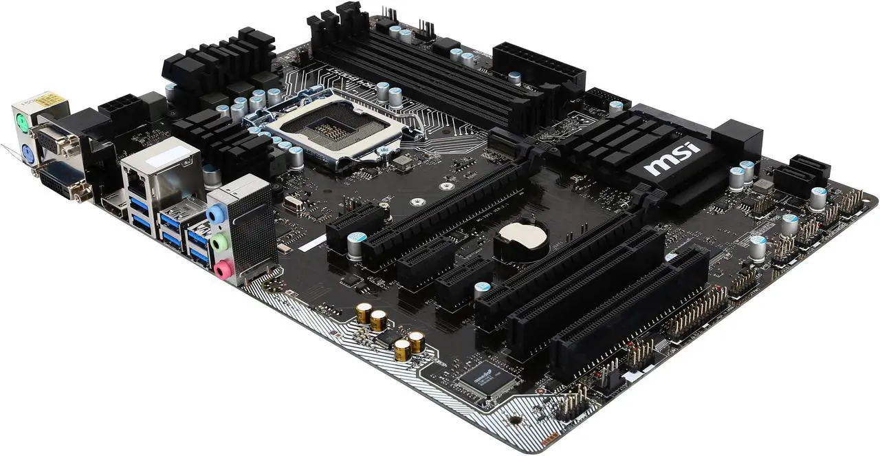 Main image of MSI H170A PC Mate LGA 1151 Intel H170 HDMI USB 3.1 USB 3.0 ATX Intel Motherboard