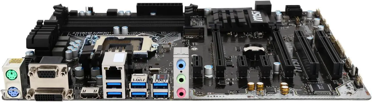 Alt view image 3 of 5 - MSI H170A PC Mate LGA 1151 Intel H170 HDMI USB 3.1 USB 3.0 ATX Intel Motherboard