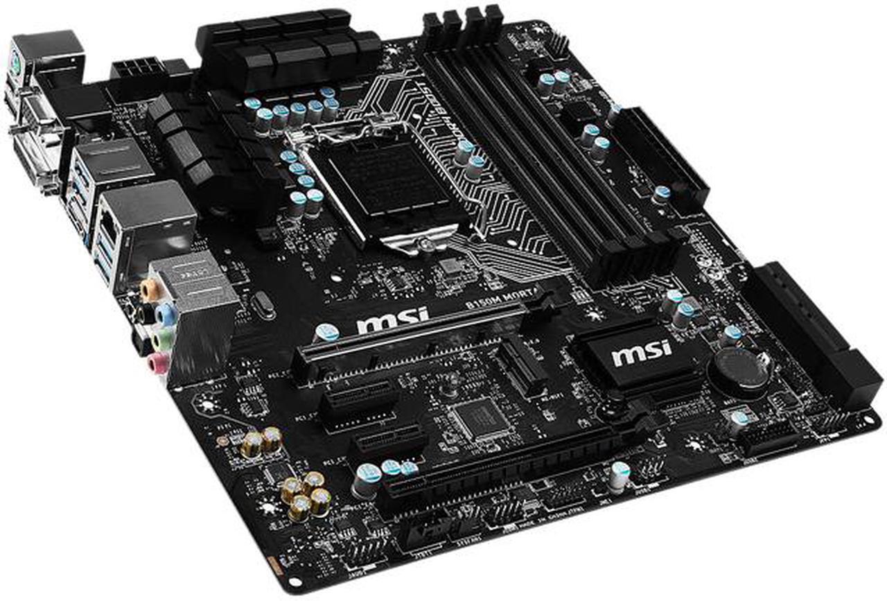 Main image of MSI B150M Mortar LGA 1151 Intel B150 HDMI SATA 6Gb/s USB 3.1 Micro ATX Intel Motherboard