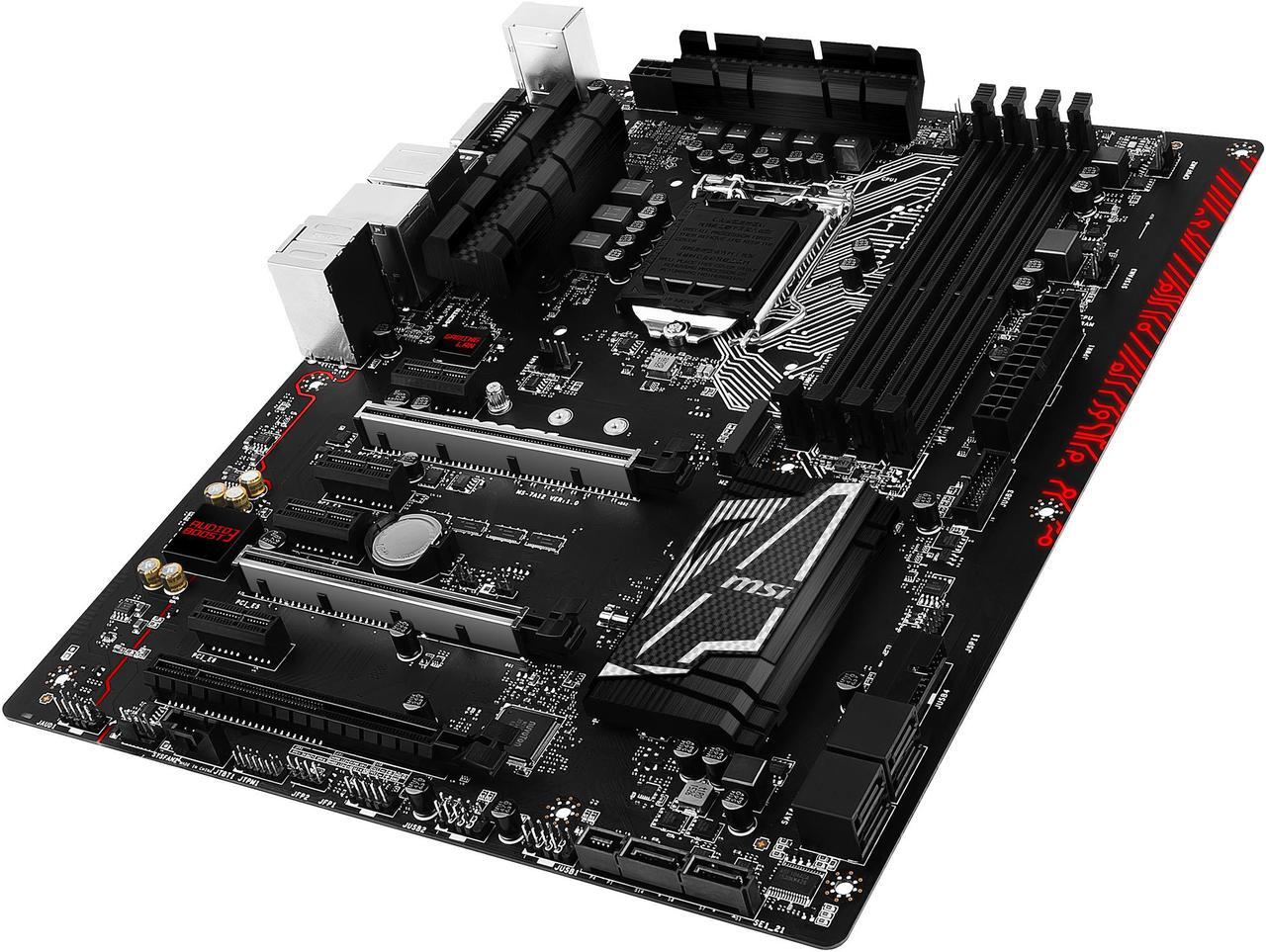 Alt view image 2 of 4 - MSI Z170A Gaming Pro Carbon LGA 1151 Intel Z170 HDMI USB 3.1 ATX Intel Motherboard