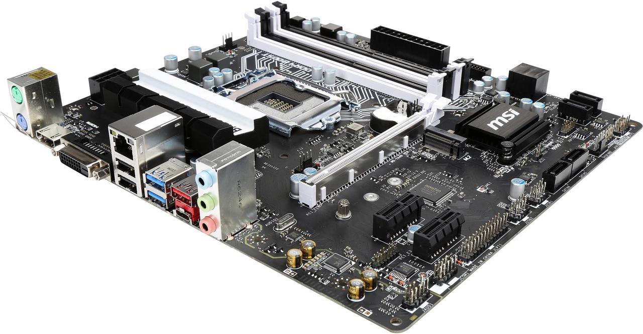 MSI B150M BAZOOKA PLUS LGA 1151 Intel B150 HDMI SATA 6Gb/s USB 3.1 Micro ATX Motherboards - Intel