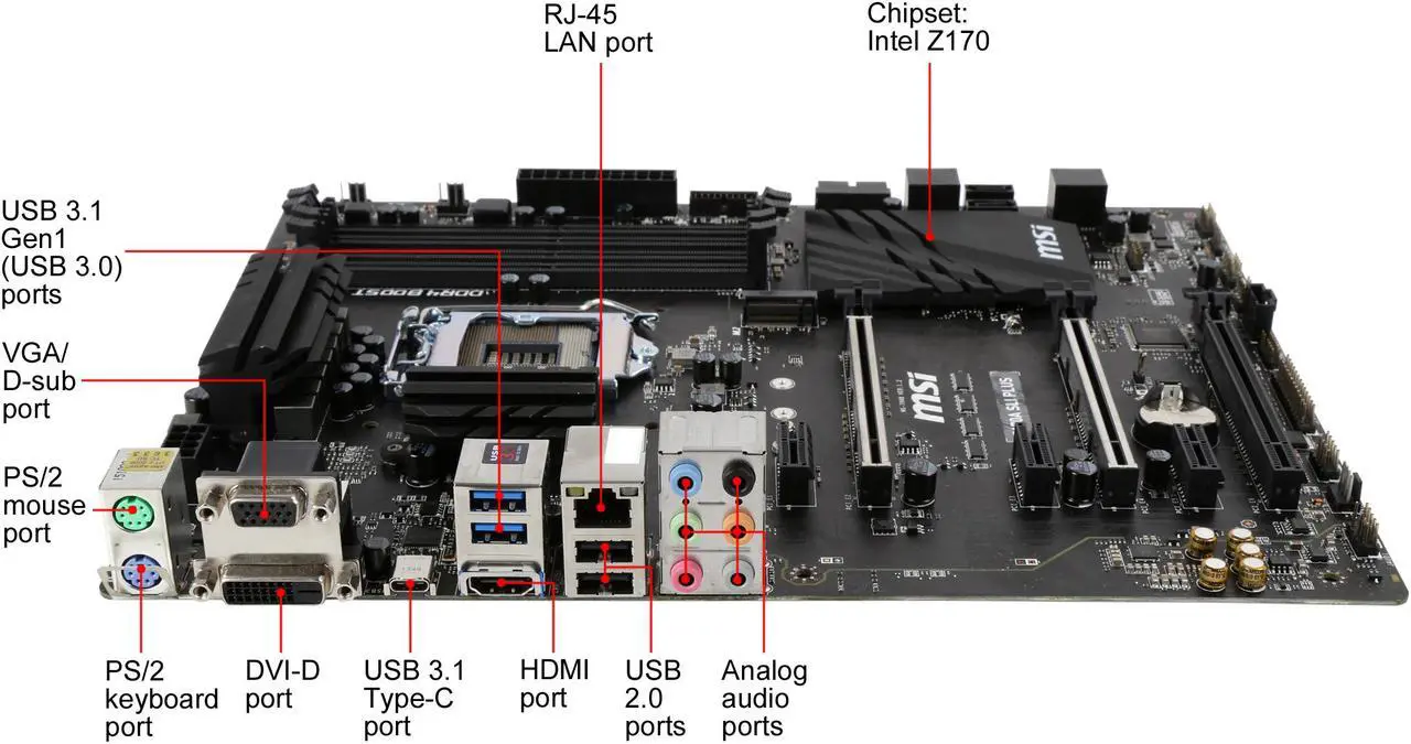 NEUF Carte mère MSI Z270 GAMING M3 socket LGA 1151 h4 z270 z170 b150