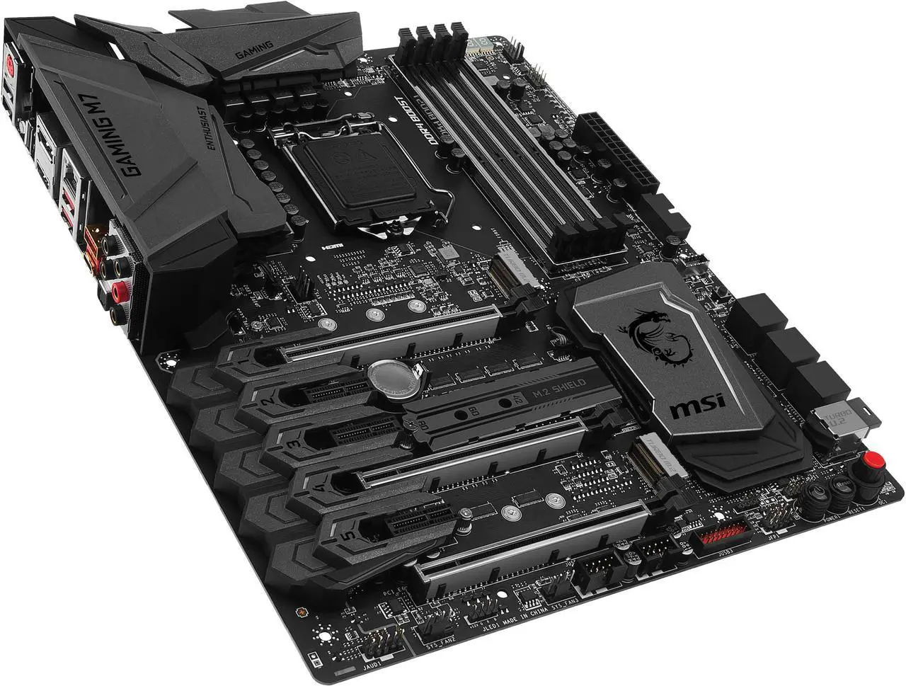 Alt view image 2 of 7 - MSI Z270 GAMING M7 LGA 1151 Intel Z270 HDMI SATA 6Gb/s USB 3.1 ATX Intel Motherboards