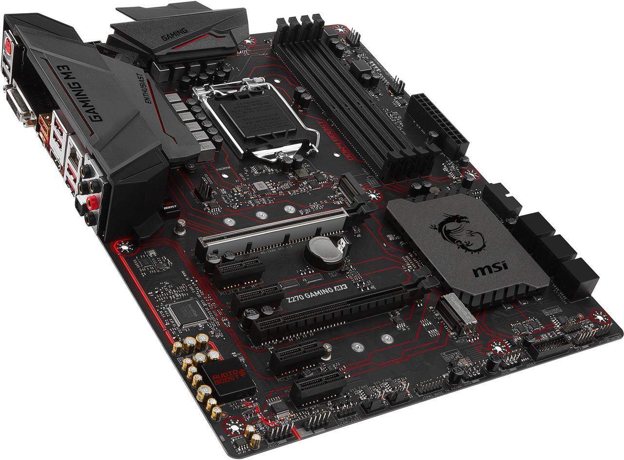 MSI Z270 GAMING M3 LGA 1151 Intel Z270 ATX Motherboards - Intel