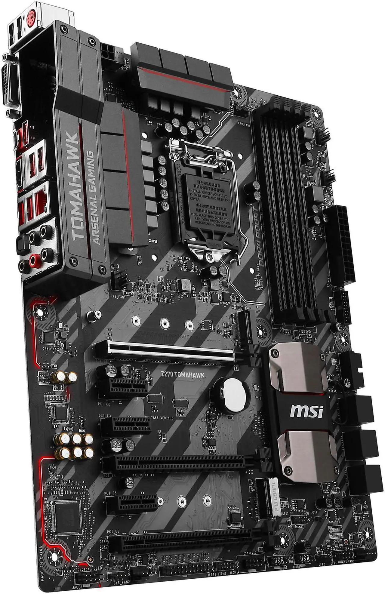 Alt view image 6 of 14 - MSI Z270 TOMAHAWK LGA 1151 Intel Z270 HDMI USB 3.1 ATX Intel Motherboard