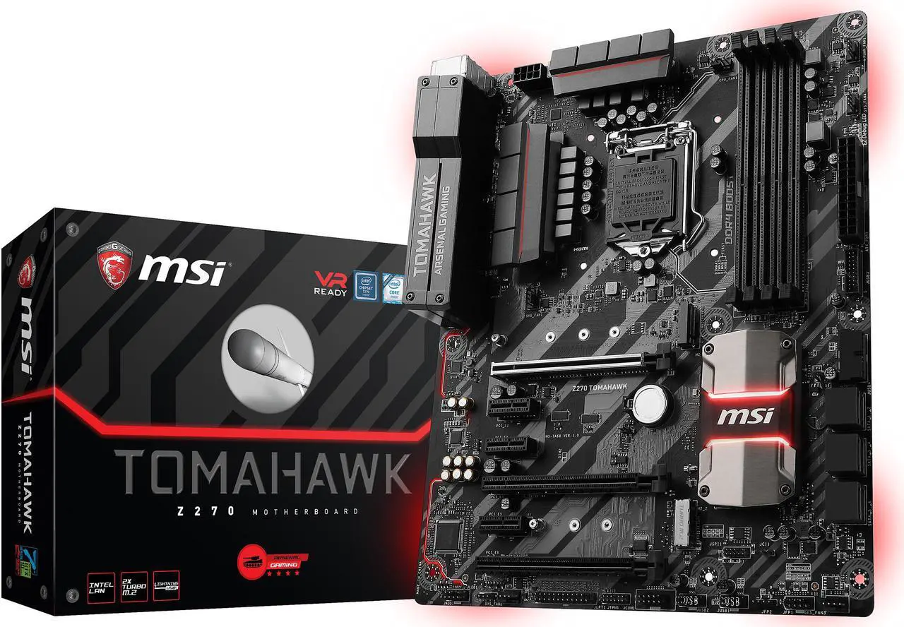 Alt view image 10 of 14 - MSI Z270 TOMAHAWK LGA 1151 Intel Z270 HDMI USB 3.1 ATX Intel Motherboard