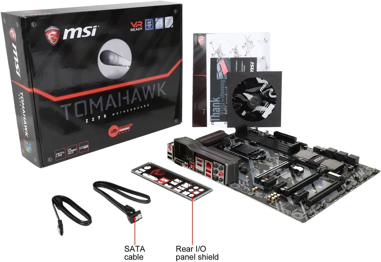 Alt view image 15 of 14 - MSI Z270 TOMAHAWK LGA 1151 Intel Z270 HDMI USB 3.1 ATX Intel Motherboard
