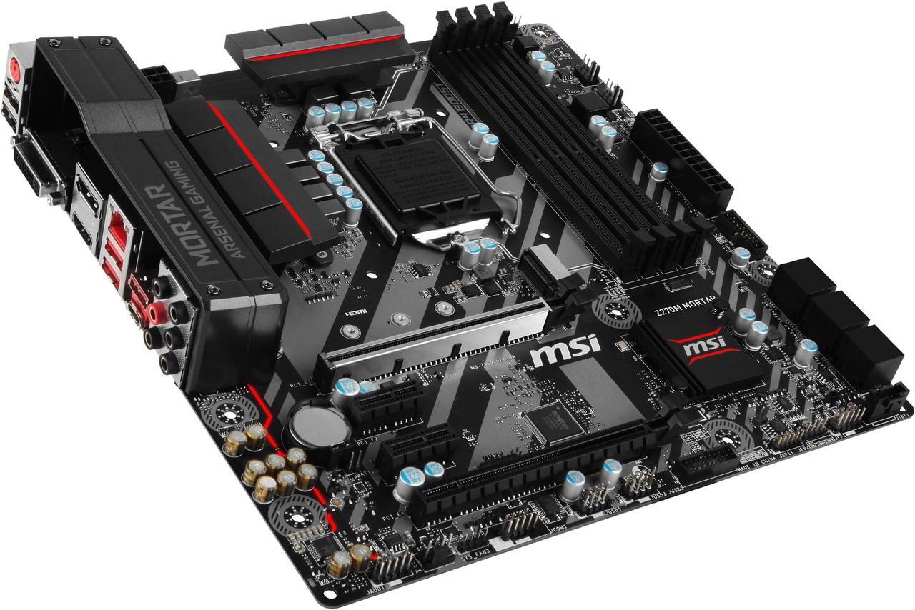 Main image of MSI Z270M MORTAR LGA 1151 Intel Z270 HDMI SATA 6Gb/s USB 3.1 Micro ATX Intel Motherboard