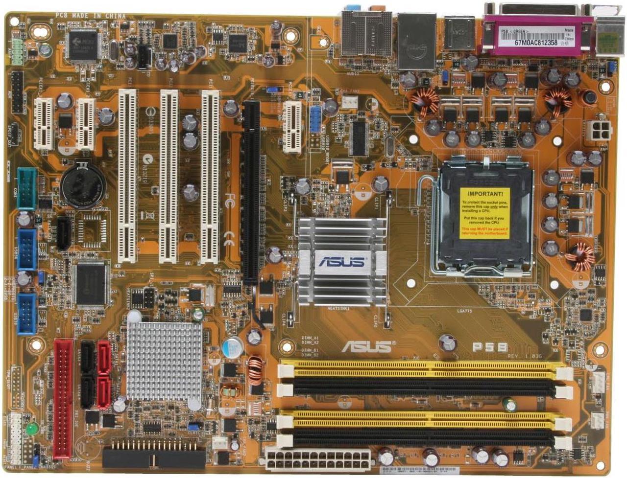 Alt view image 3 of 5 - ASUS P5B LGA 775 Intel P965 Express ATX Intel Motherboard