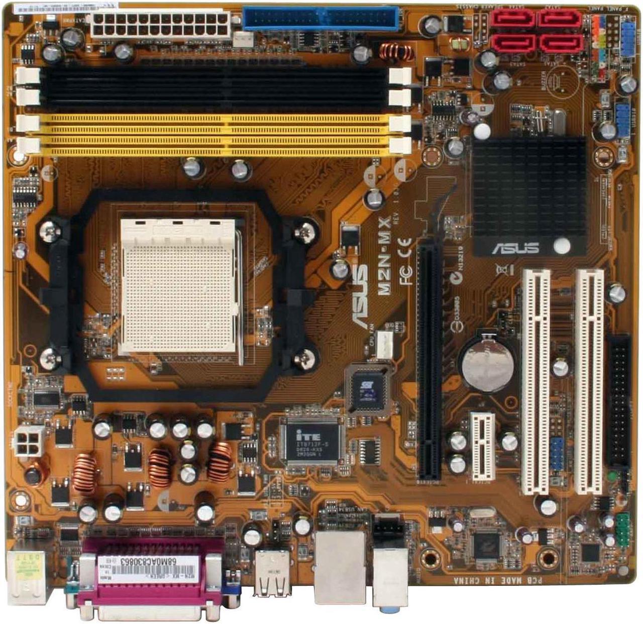 Alt view image 3 of 6 - ASUS M2N-MX AM2 NVIDIA GeForce 6100 Micro ATX AMD Motherboard