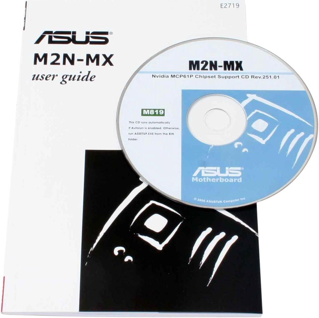Alt view image 5 of 6 - ASUS M2N-MX AM2 NVIDIA GeForce 6100 Micro ATX AMD Motherboard