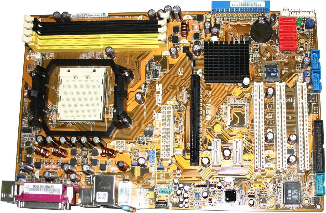 Alt view image 2 of 5 - ASUS M2N AM2 NVIDIA nForce 430 MCP ATX AMD Motherboard