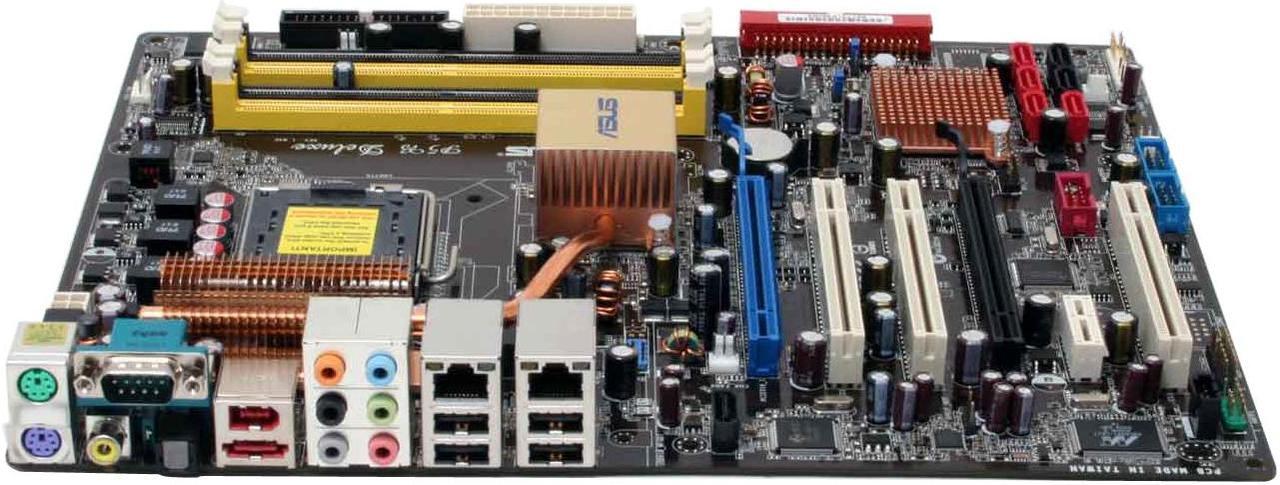 Alt view image 2 of 10 - ASUS P5B Deluxe LGA 775 Intel P965 Express ATX Intel Motherboard