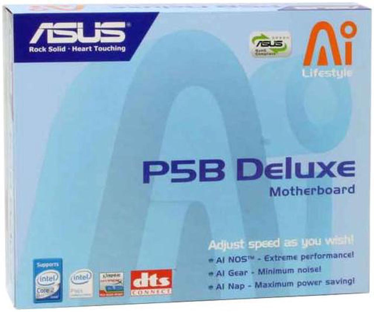 Alt view image 10 of 10 - ASUS P5B Deluxe LGA 775 Intel P965 Express ATX Intel Motherboard