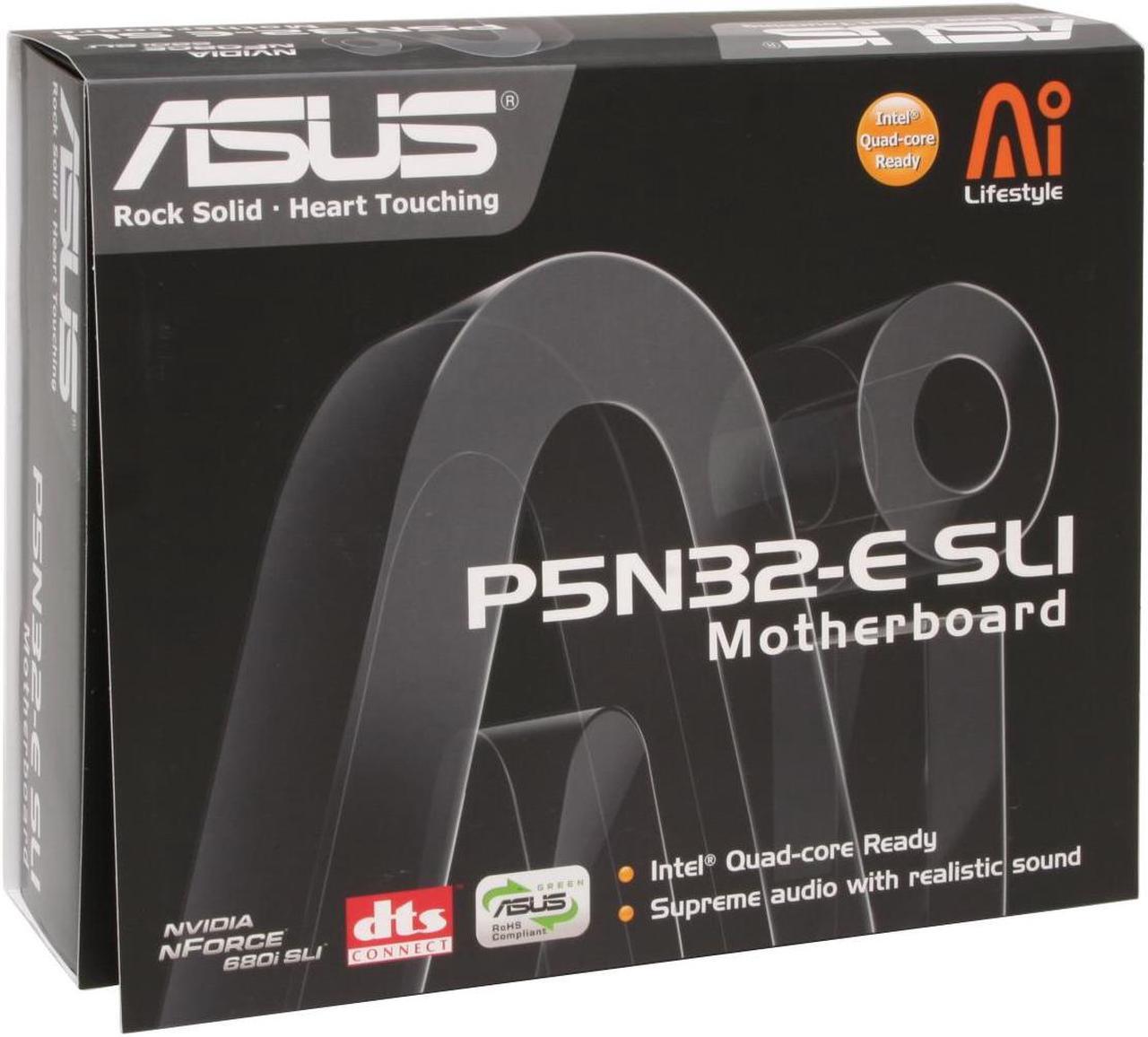 Alt view image 7 of 7 - ASUS P5N32-E SLI LGA 775 NVIDIA nForce 680i SLI ATX Intel Motherboard