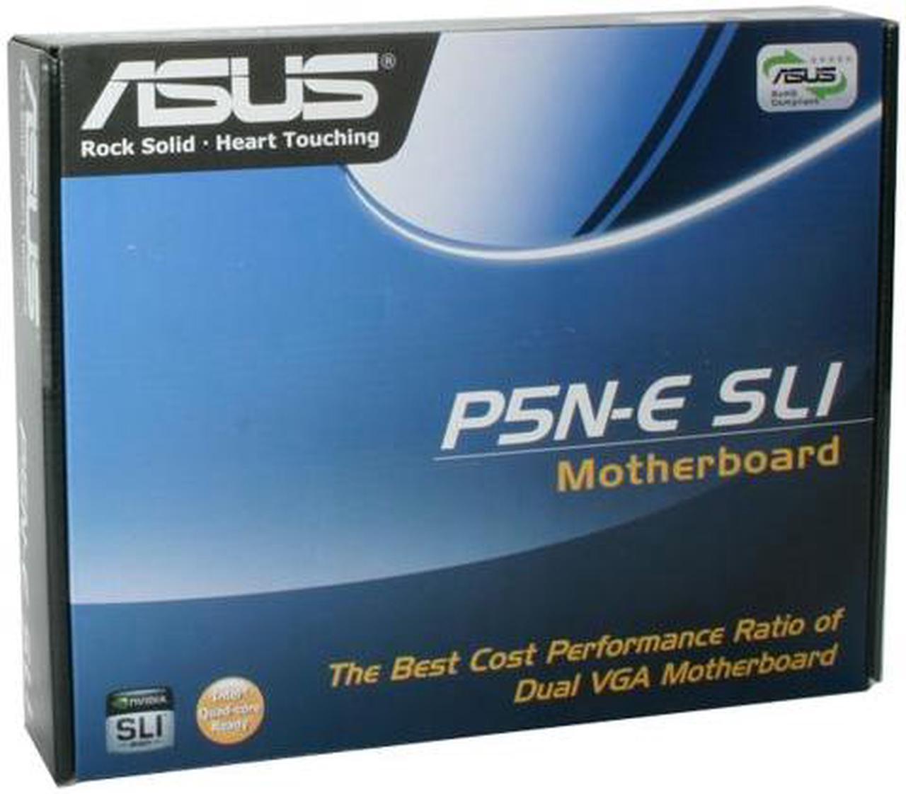 Alt view image 7 of 7 - ASUS P5N-E SLI LGA 775 NVIDIA nForce 650i SLI ATX Intel Motherboard