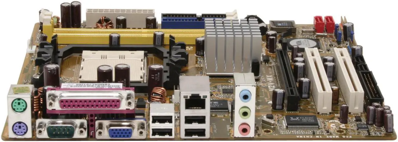 Alt view image 2 of 7 - ASUS M2V-MX AM2 VIA K8M890 Micro ATX AMD Motherboard