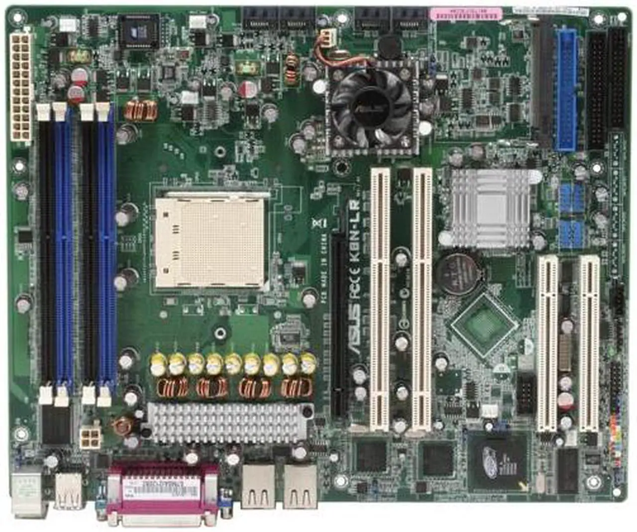 Alt view image 3 of 7 - ASUS K8N-LR ATX Server Motherboard 939 NVIDIA nForce4 SLI