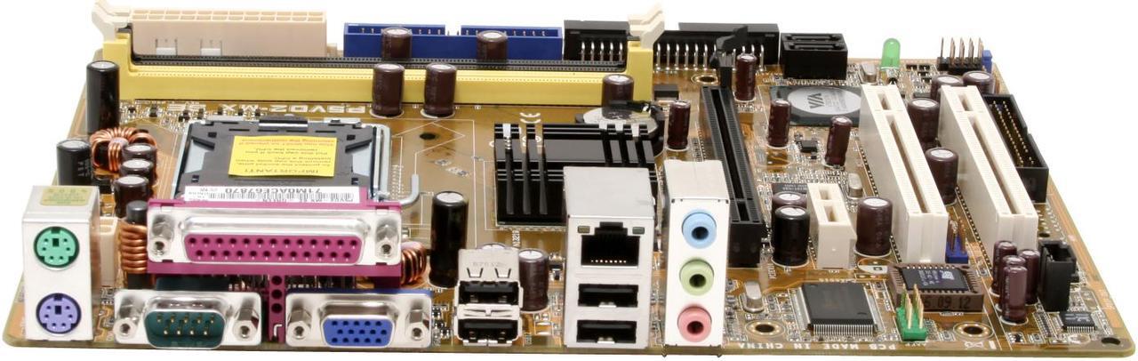 Alt view image 2 of 7 - ASUS P5VD2-MX SE LGA 775 VIA P4M890 Micro ATX Intel Motherboard