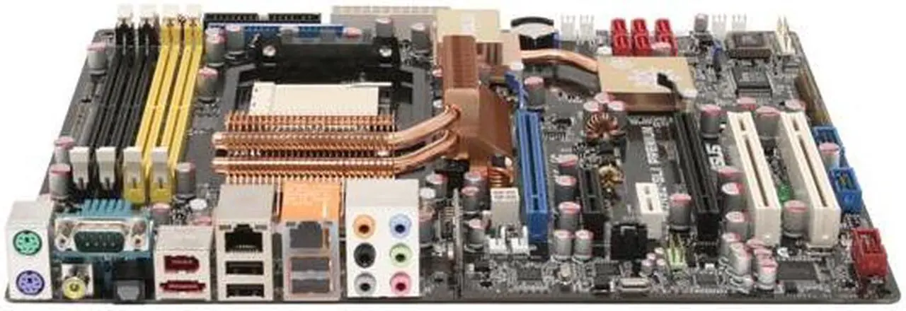 Alt view image 2 of 7 - ASUS M2N32-SLI Premium Vista Edition AM2 NVIDIA nForce 590 SLI MCP ATX AMD Motherboard