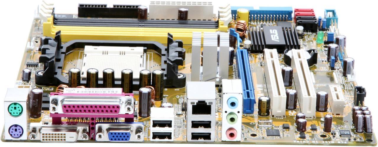Alt view image 3 of 13 - ASUS M2A-VM AM2 AMD 690G Micro ATX AMD Motherboard