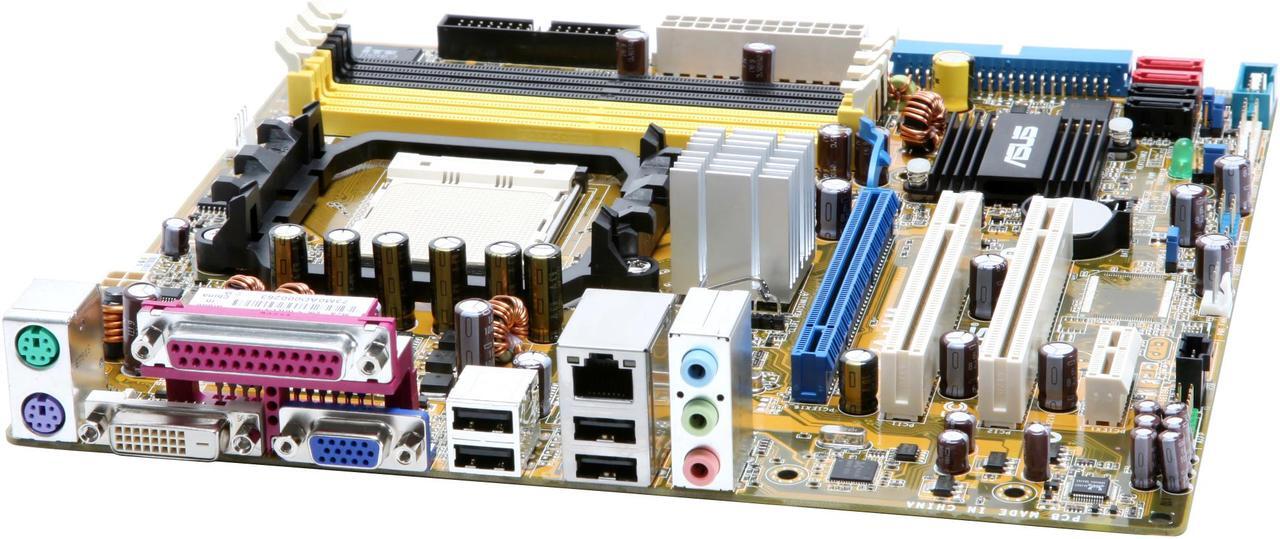 Alt view image 2 of 13 - ASUS M2A-VM AM2 AMD 690G Micro ATX AMD Motherboard