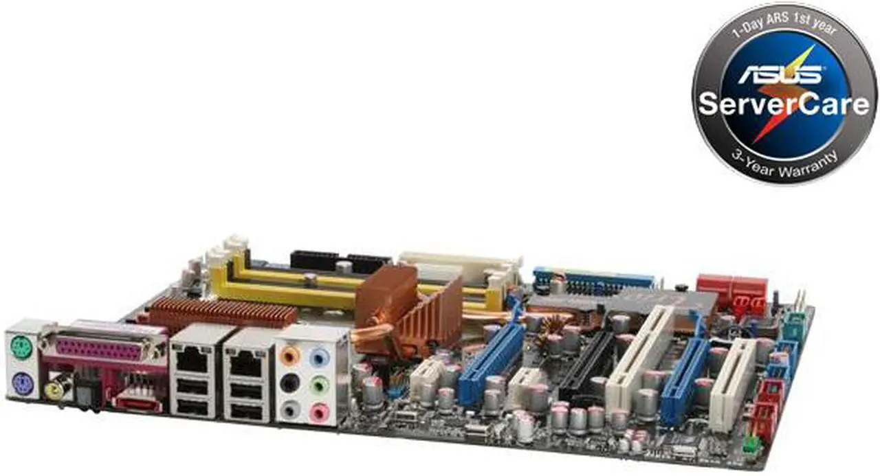 Main image of ASUS P5NT WS ATX Server Motherboard LGA 775 NVIDIA nForce Dual PCI-E x 16 DDR2 800