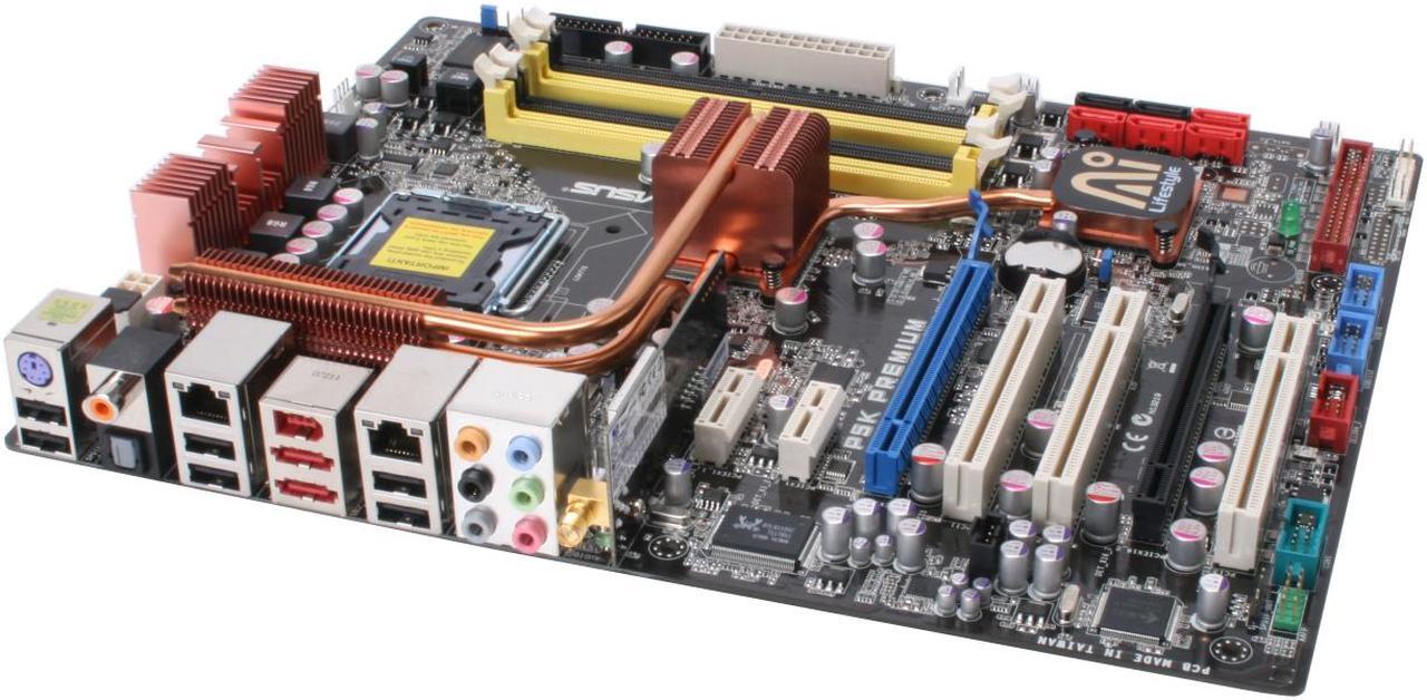 Main image of ASUS P5K PREMIUM/WIFI-AP LGA 775 Intel P35 ATX Intel Motherboard
