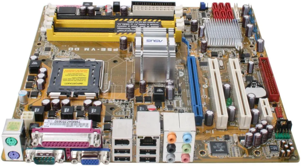 Alt view image 2 of 7 - ASUS P5E-VM DO LGA 775 Intel Q35 Micro ATX Intel Motherboard