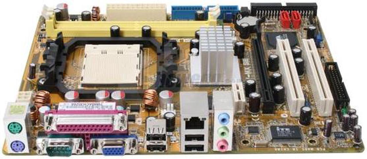 Alt view image 2 of 7 - ASUS M2V-MX SE AM2 VIA K8M890 Micro ATX AMD Motherboard