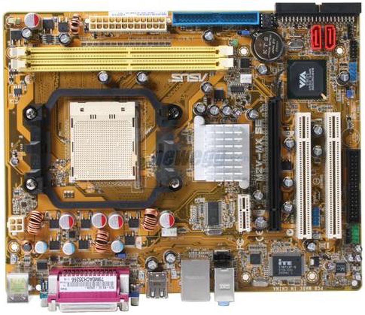 Alt view image 3 of 7 - ASUS M2V-MX SE AM2 VIA K8M890 Micro ATX AMD Motherboard