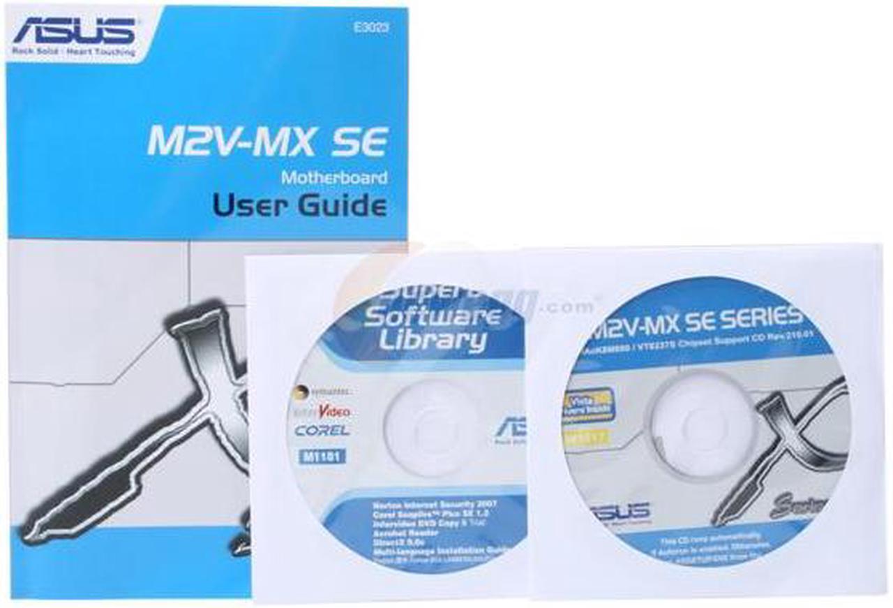 Alt view image 6 of 7 - ASUS M2V-MX SE AM2 VIA K8M890 Micro ATX AMD Motherboard