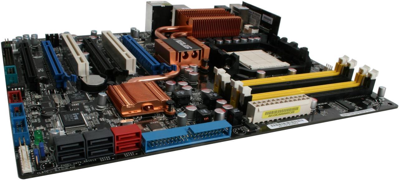 Alt view image 3 of 12 - ASUS M3A32-MVP Deluxe/WiFi AM2+/AM2 AMD 790FX ATX AMD Motherboard