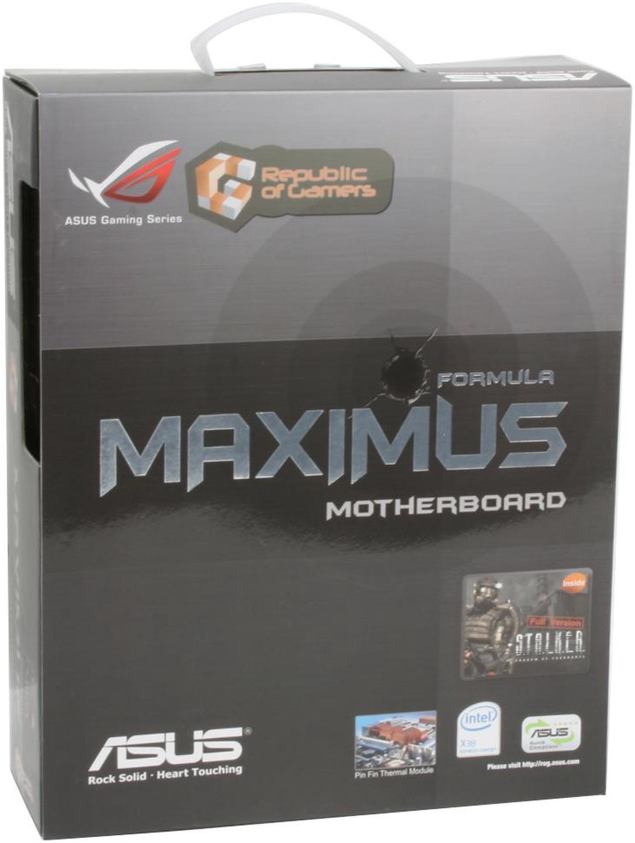 Alt view image 9 of 9 - ASUS MAXIMUS FORMULA LGA 775 Intel X38 ATX Intel Motherboard
