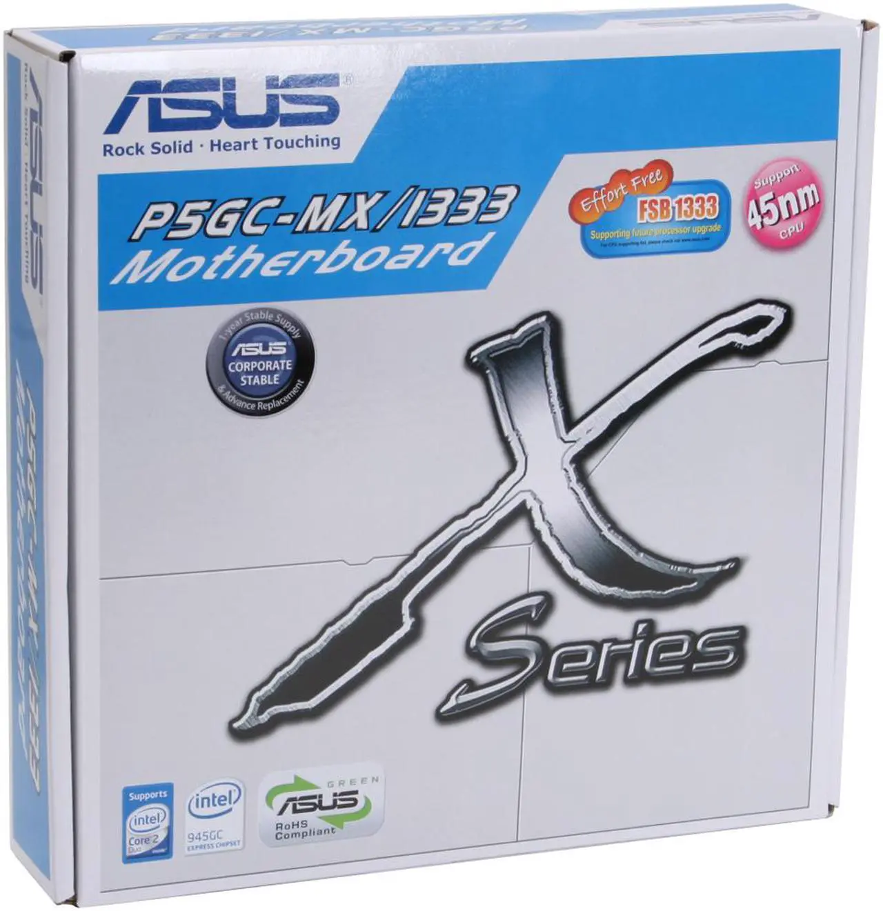 Alt view image 8 of 8 - ASUS P5GC-MX/1333 LGA 775 Intel 945GC Micro ATX Intel Motherboard