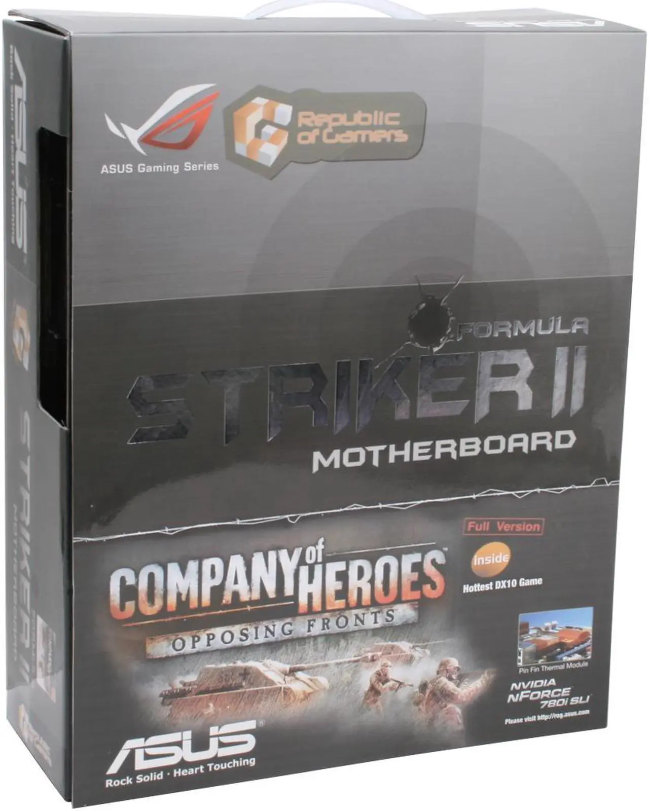 Alt view image 10 of 10 - ASUS Striker II Formula LGA 775 NVIDIA nForce 780i SLI ATX Intel Motherboard