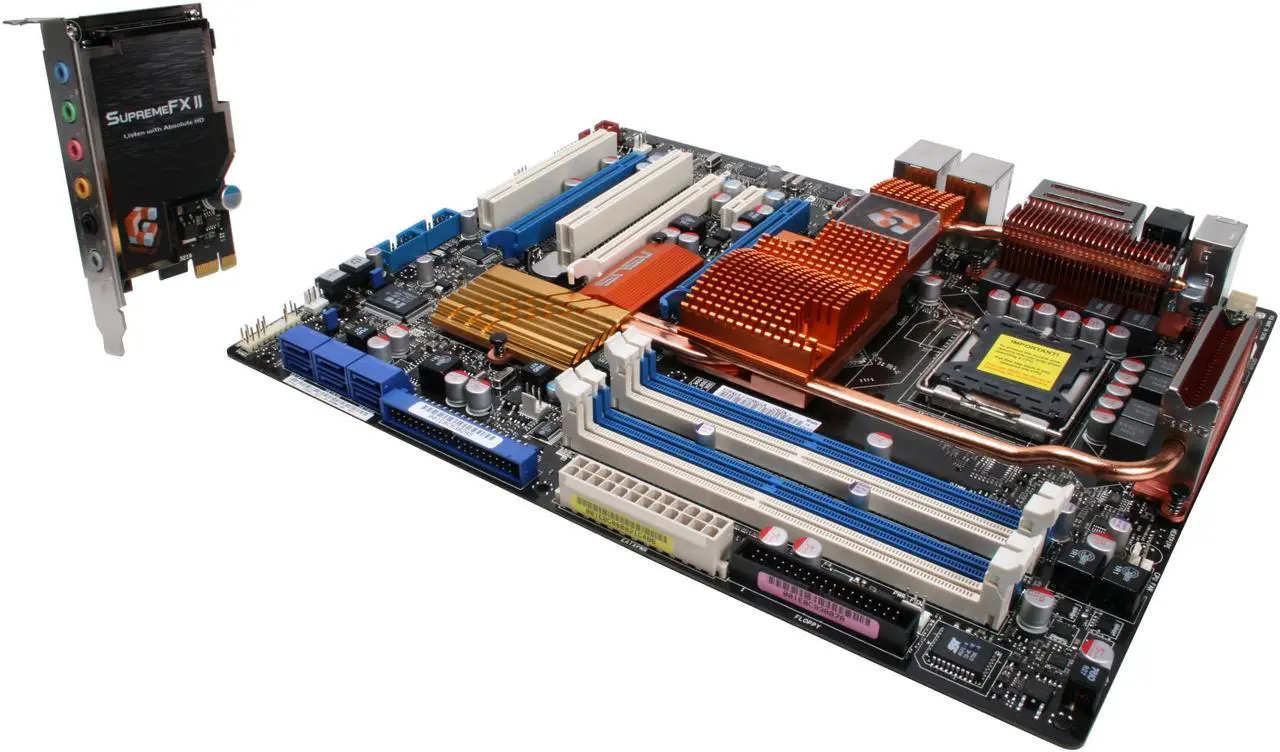 Main image of ASUS Striker II Formula LGA 775 NVIDIA nForce 780i SLI ATX Intel Motherboard