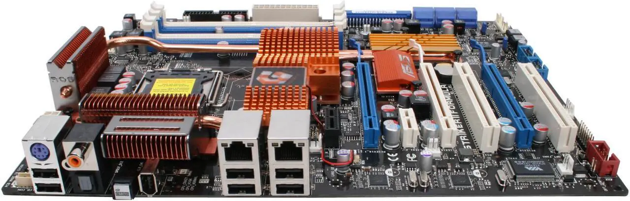 Alt view image 2 of 10 - ASUS Striker II Formula LGA 775 NVIDIA nForce 780i SLI ATX Intel Motherboard