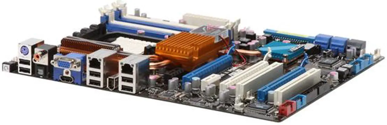 Main image of ASUS Crosshair II Formula AM2+/AM2 NVIDIA nForce 780a SLI HDMI ATX AMD Motherboard