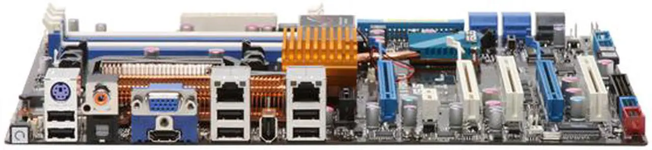 Alt view image 2 of 5 - ASUS Crosshair II Formula AM2+/AM2 NVIDIA nForce 780a SLI HDMI ATX AMD Motherboard