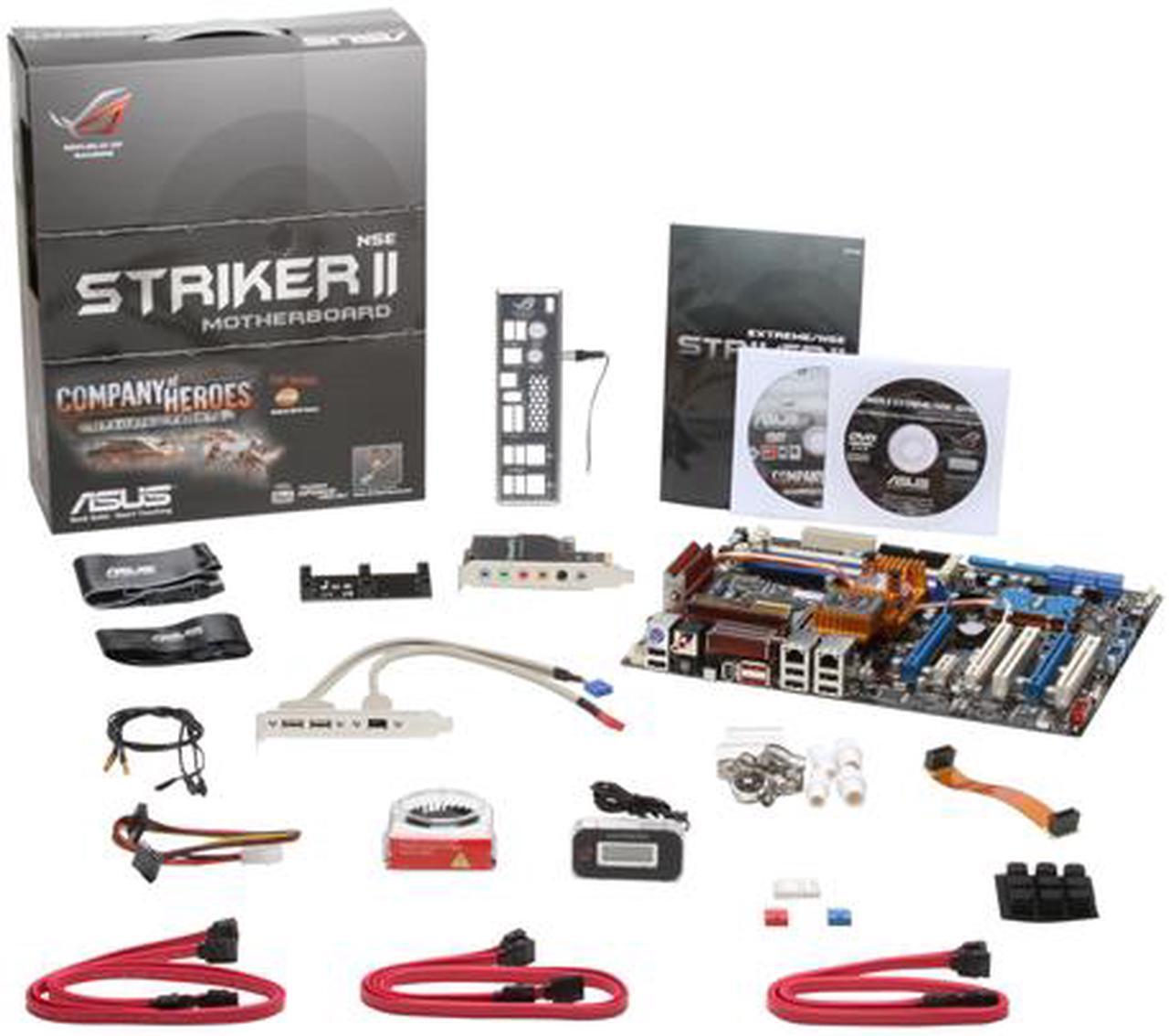Alt view image 5 of 5 - ASUS Striker II NSE LGA 775 NVIDIA nForce 790i SLI ATX Intel Motherboard