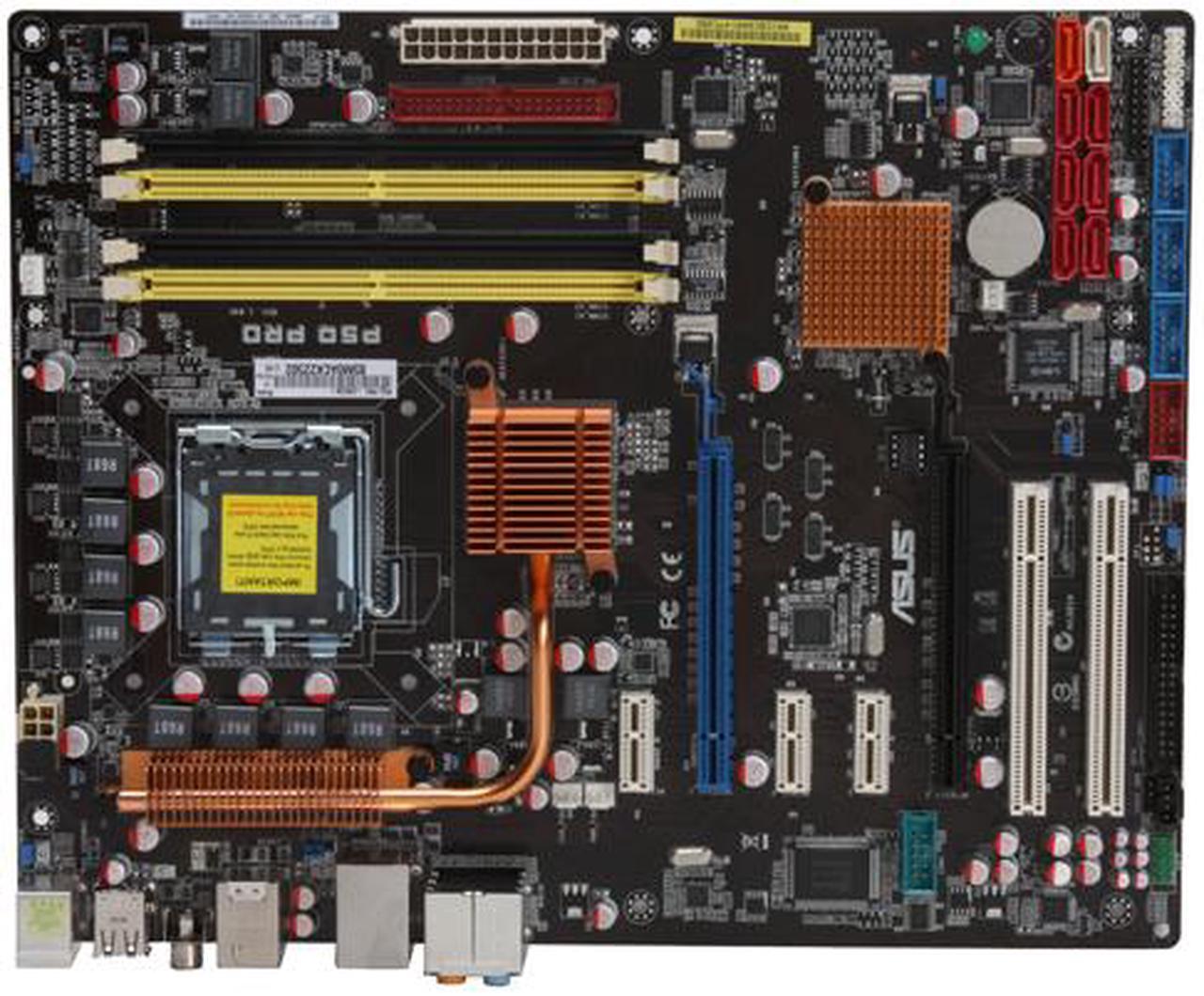 Alt view image 3 of 5 - ASUS P5Q Pro LGA 775 Intel P45 ATX Intel Motherboard