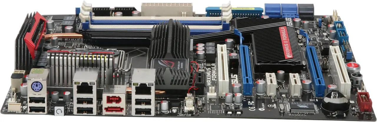 Alt view image 3 of 6 - ASUS Maximus II Formula LGA 775 Intel P45 ATX Intel Motherboard