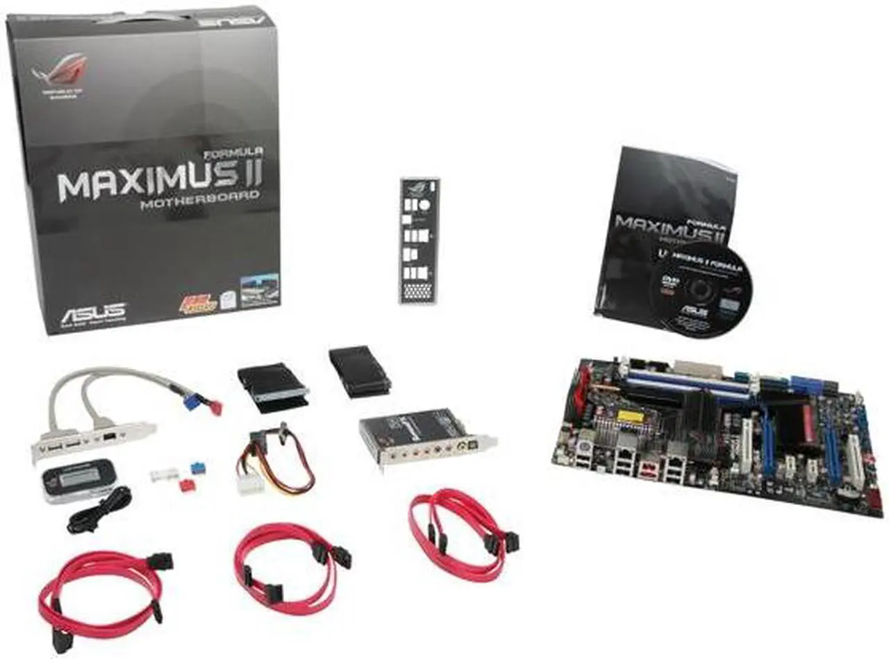 Alt view image 6 of 6 - ASUS Maximus II Formula LGA 775 Intel P45 ATX Intel Motherboard