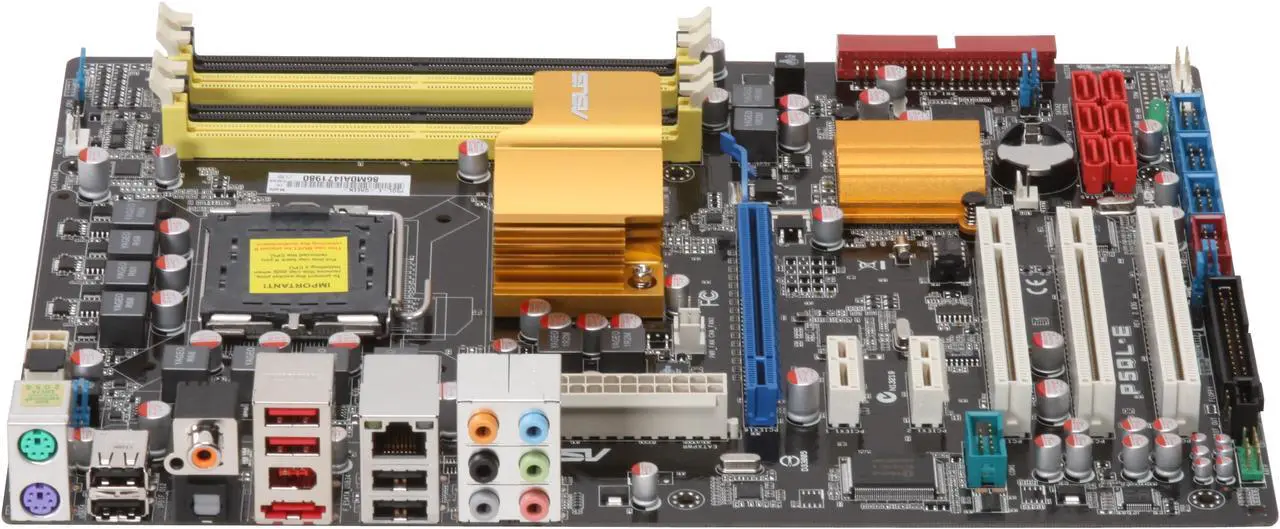 Alt view image 2 of 5 - ASUS P5QL-E LGA 775 Intel P43 ATX Intel Motherboard